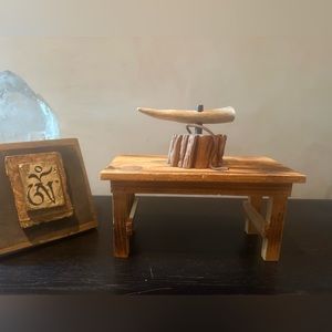Special Light Wood Little Stand for Altar or Display